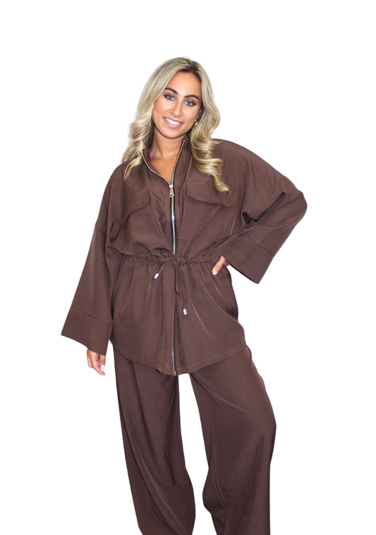 Samantha co ord set mokka bruin