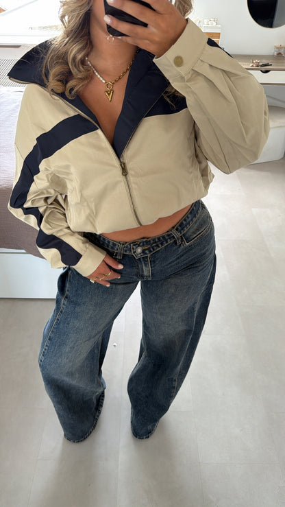 Esmee beige jacket - NAVY