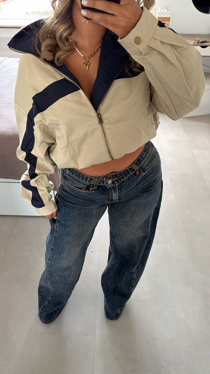 Esmee beige jacket - NAVY