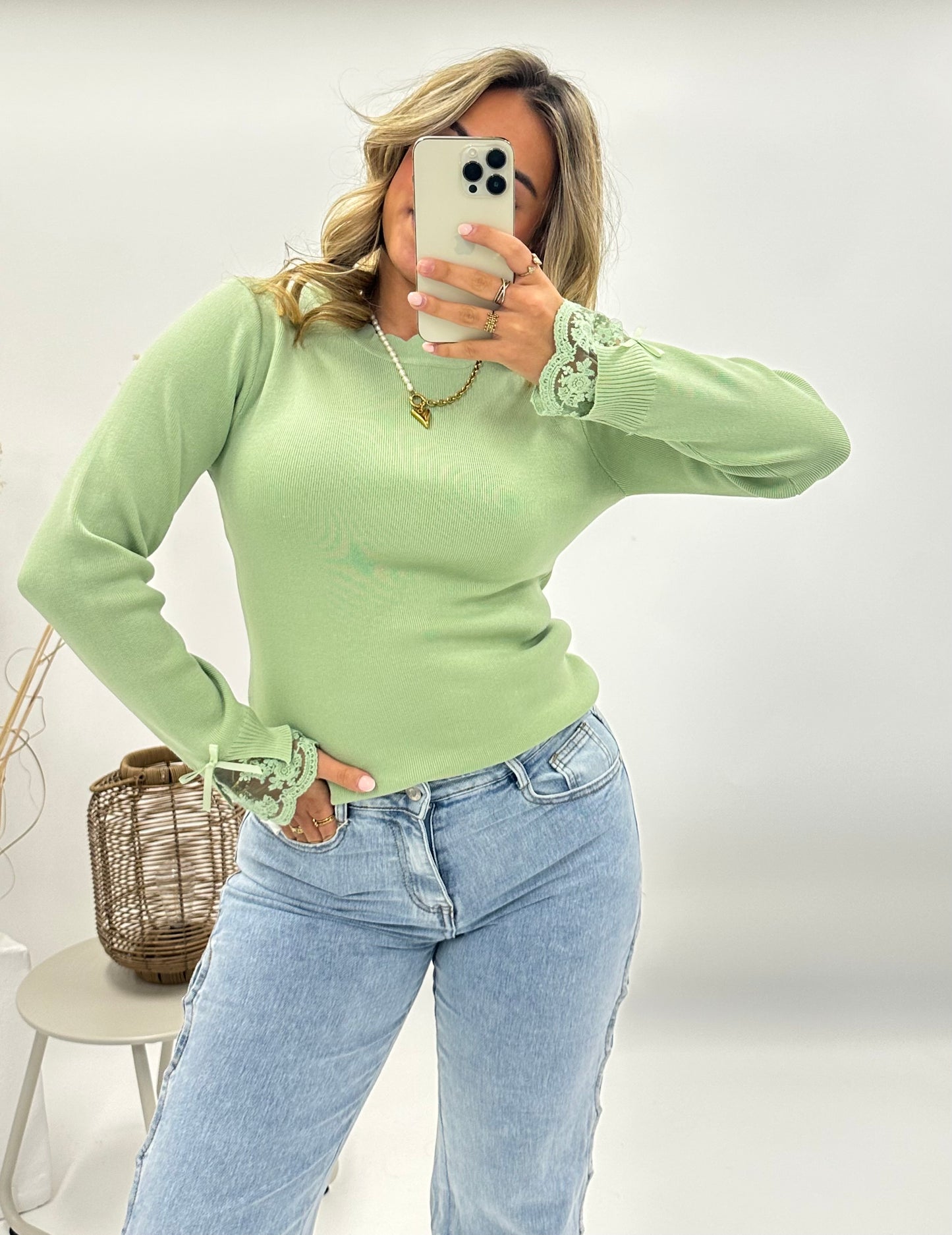Emma top groen