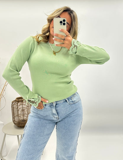 Emma top groen