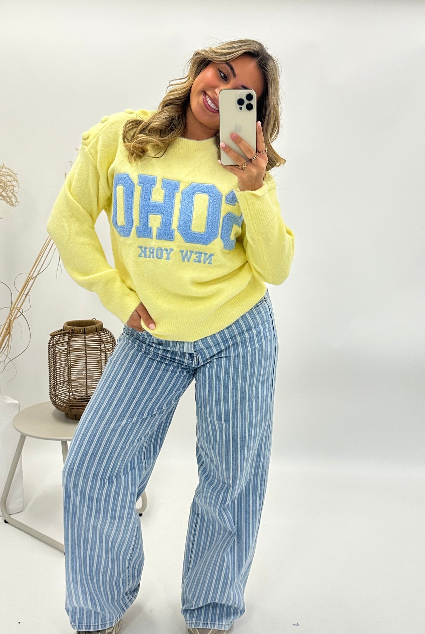 Sofie trui SOHO geel