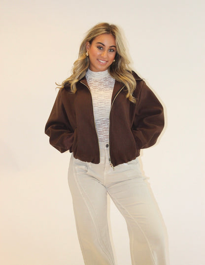 Lucy jasje rib bruin