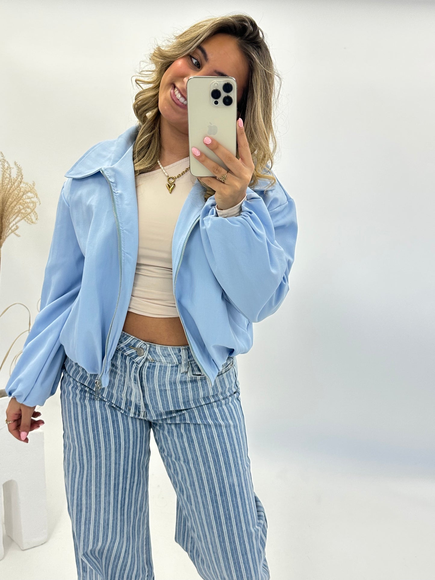 Mara bomber jasje blauw