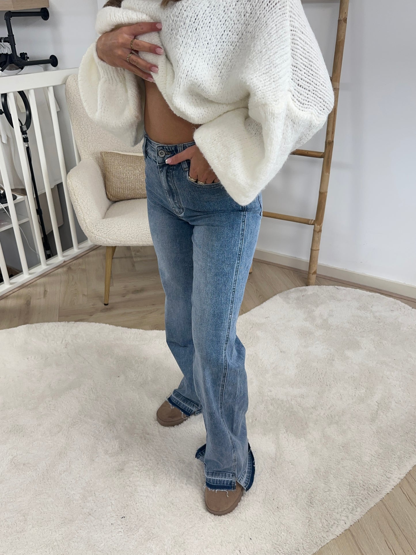 JEANS HIGH WAIST BLUE DUNJA