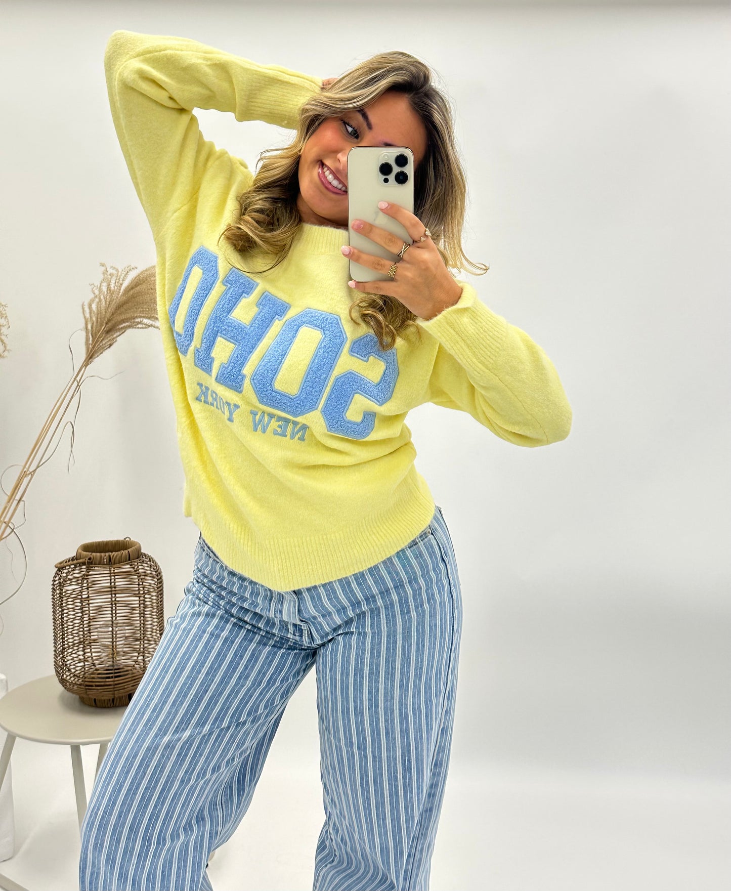 Sofie trui SOHO geel