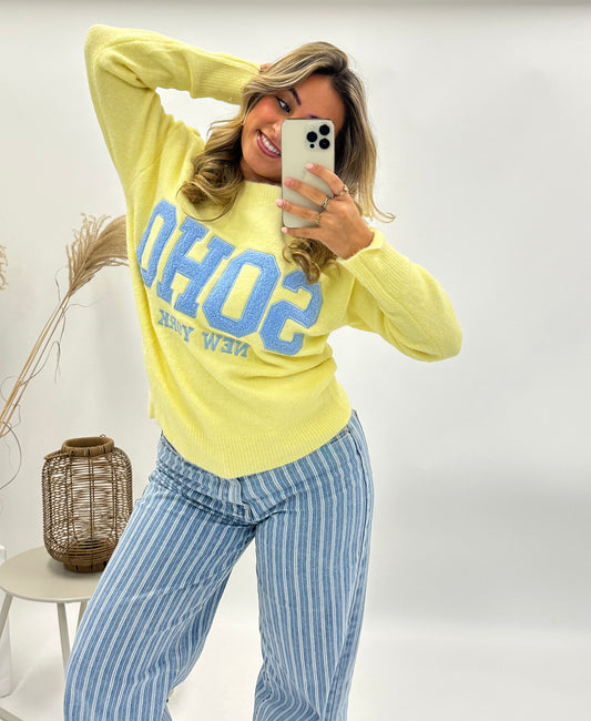 Sofie trui SOHO geel