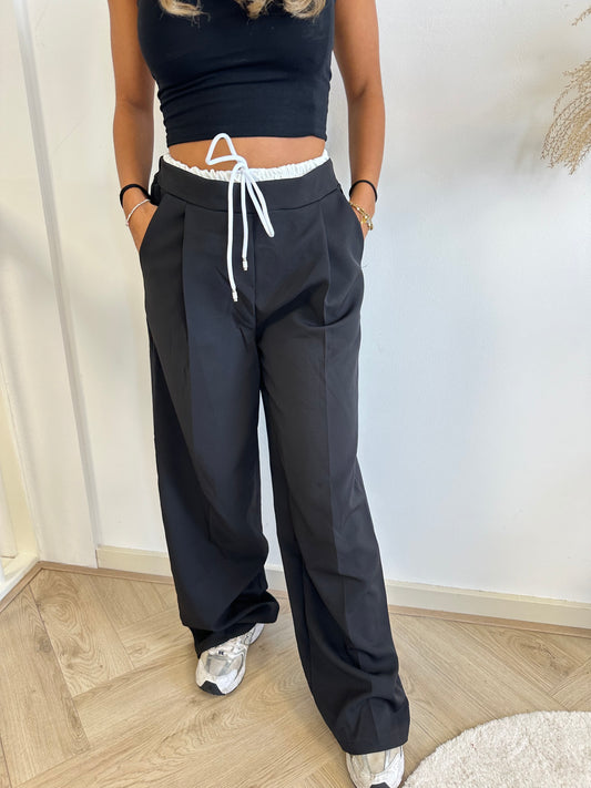 JOGGINGSPANTALON ZWART