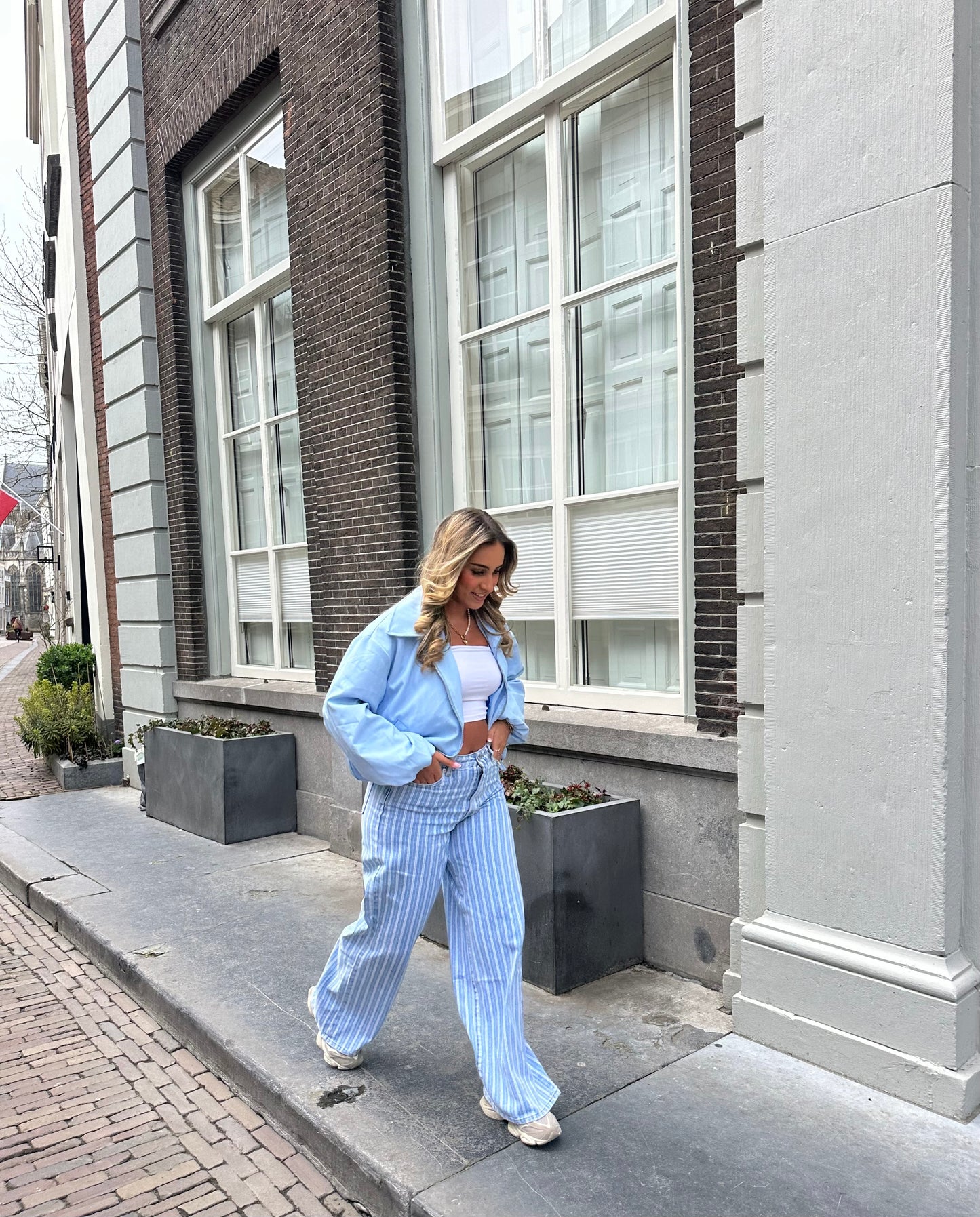 Mara bomber jasje blauw