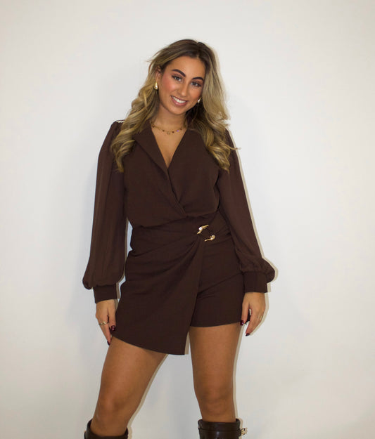 Jolien jumpsuit bruin