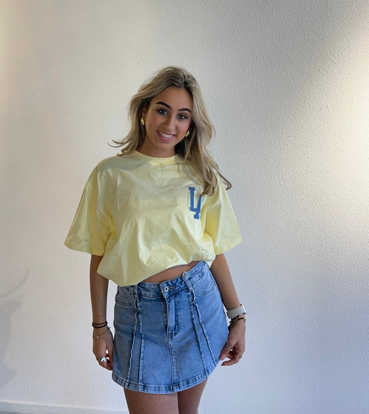 TSHIRT LA FENNA - GEEL