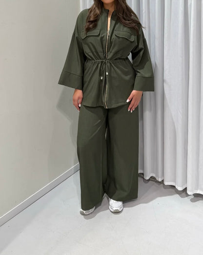 Samantha co ord set leger groen