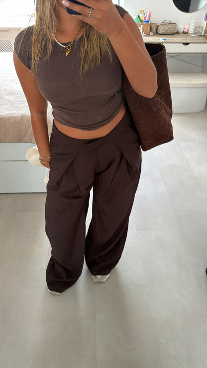Luna pantalon bruin