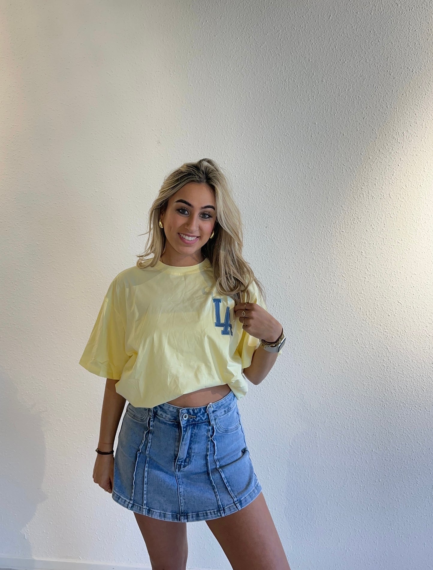 TSHIRT LA FENNA - GEEL