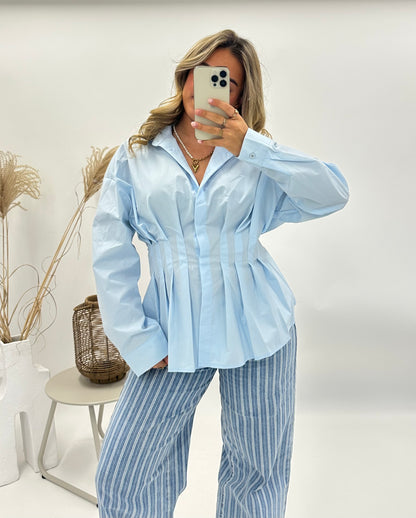 Sara blouse luchtblauw