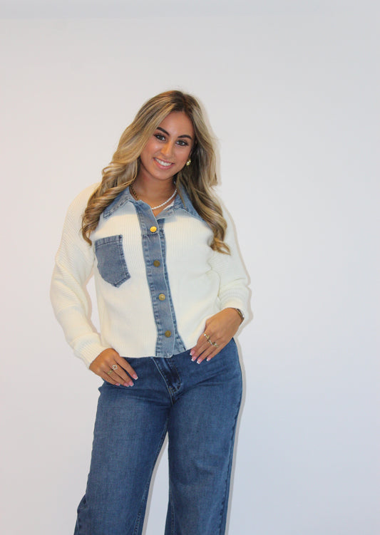 Tiff trui denim